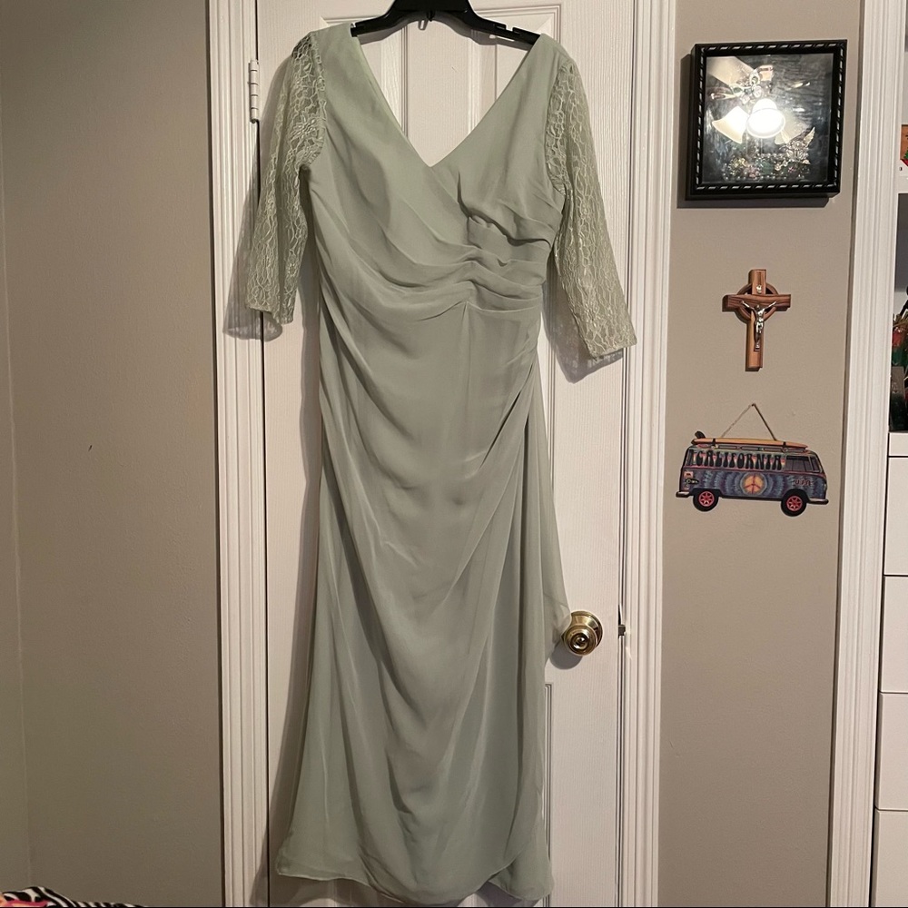 Azazie Evening Formal Mint green dress